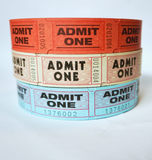 Admit One Roll Tickets
