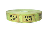 Admit One Roll Tickets