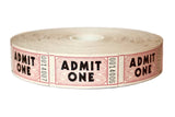 Admit One Roll Tickets