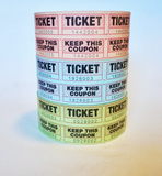 Ticket/Keep this Coupon Roll Tickets