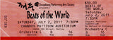Custom Reserved Seating Event Tickets